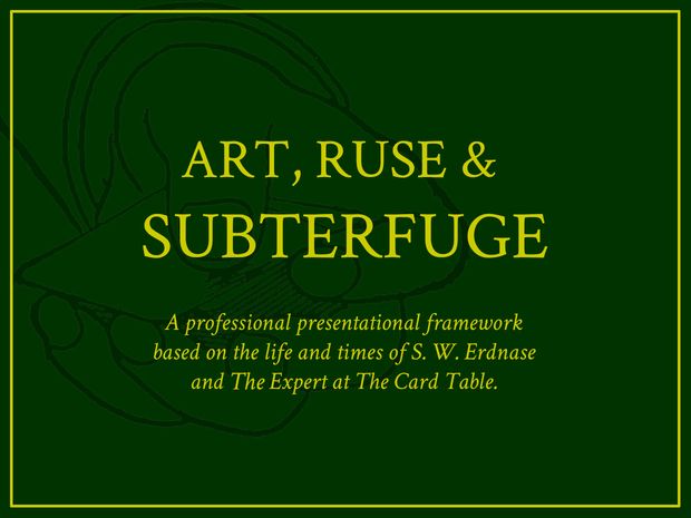 ART, RUSE & SUBTERFUGE by Luke Jermay